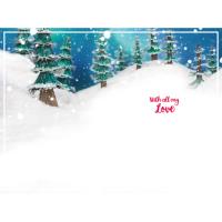 3D Holographic Wonderful Husband Me to You Bear Christmas Card Extra Image 1 Preview